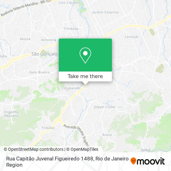 Rua Capitão Juvenal Figueiredo 1488 map