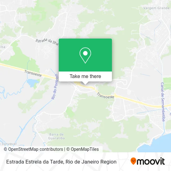 Estrada Estrela da Tarde map