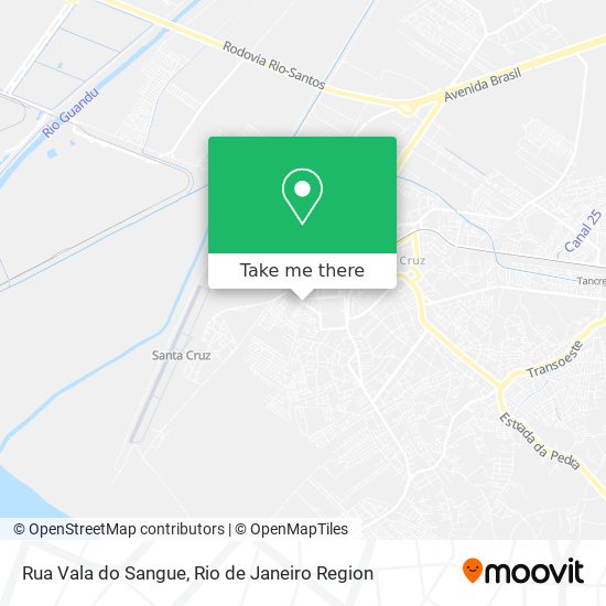 Rua Vala do Sangue map