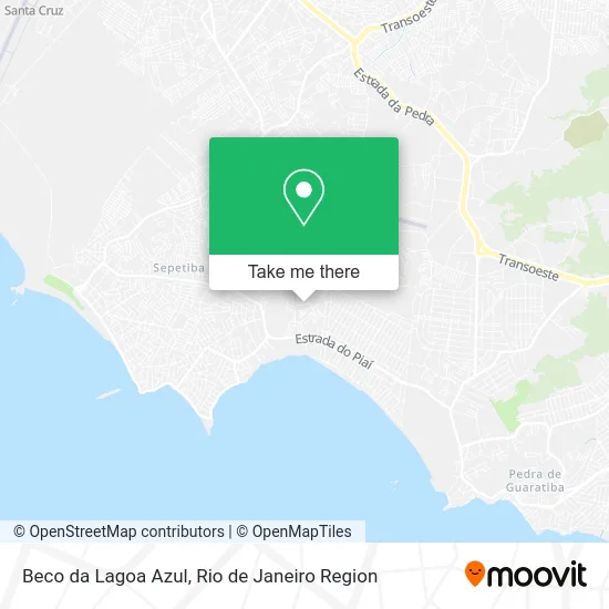 Beco da Lagoa Azul map