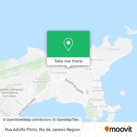 Mapa Rua Adolfo Pôrto