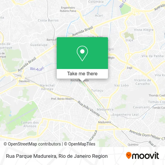 Rua Parque Madureira map