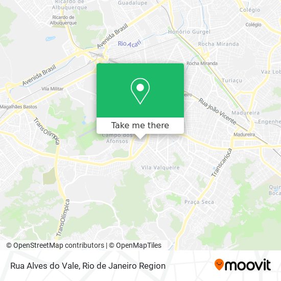 Rua Alves do Vale map