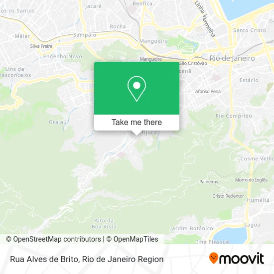 Rua Alves de Brito map