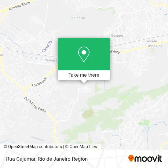 Rua Cajamar map