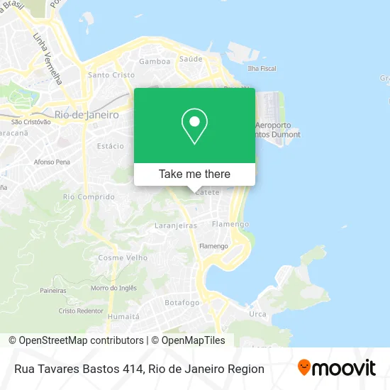 Rua Tavares Bastos 414 map