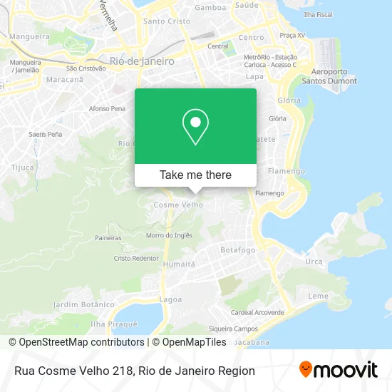 Rua Cosme Velho 218 map