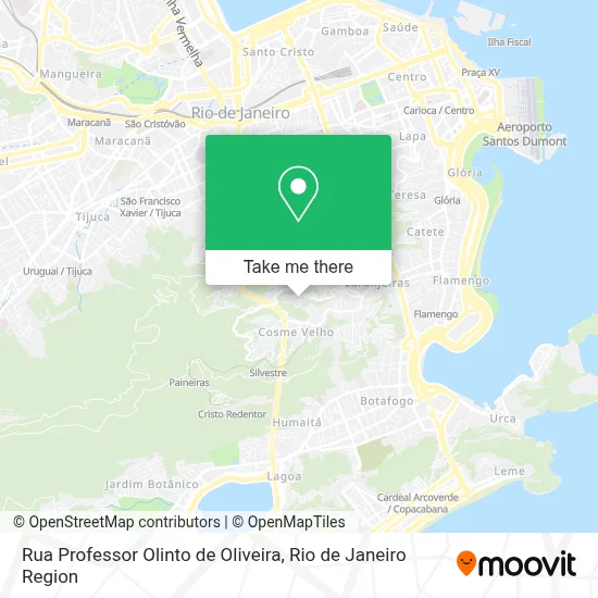Rua Professor Olinto de Oliveira map