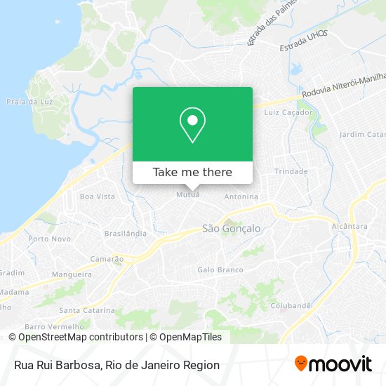 Rua Rui Barbosa map