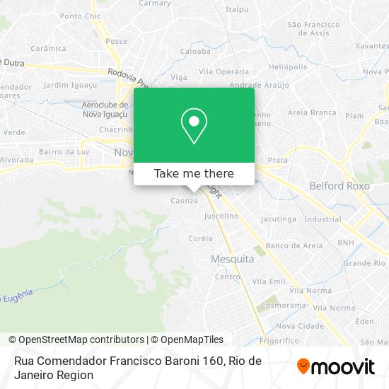 Rua Comendador Francisco Baroni 160 map
