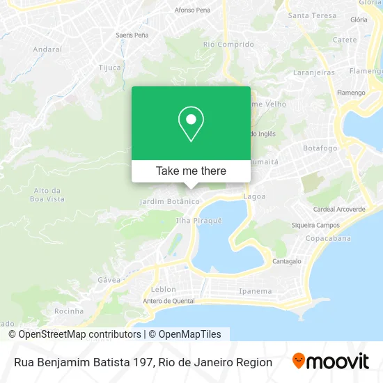 Rua Benjamim Batista 197 map