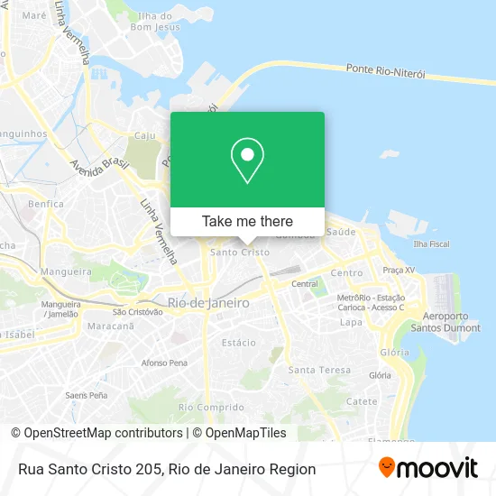 Rua Santo Cristo 205 map