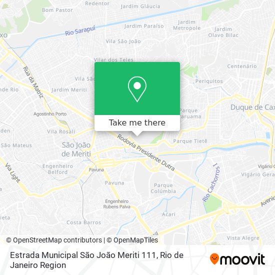 Estrada Municipal São João Meriti 111 map