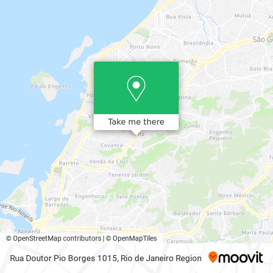 Rua Doutor Pio Borges 1015 map