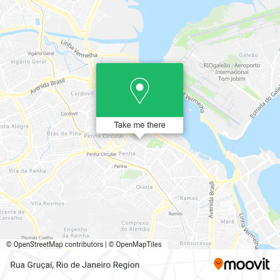 Rua Gruçaí map