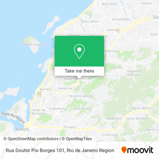 Rua Doutor Pio Borges 101 map