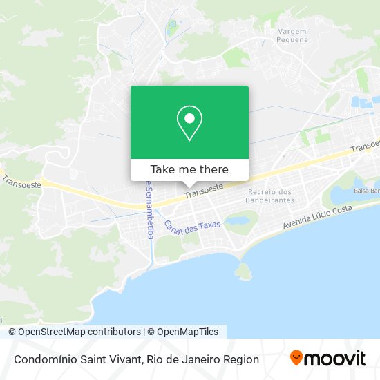 Condomínio Saint Vivant map