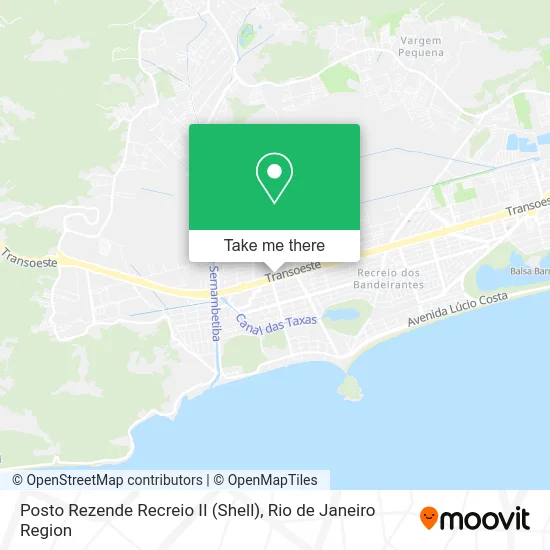 Posto Rezende Recreio II (Shell) map