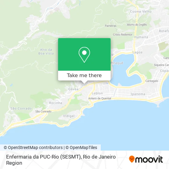 Enfermaria da PUC-Rio (SESMT) map