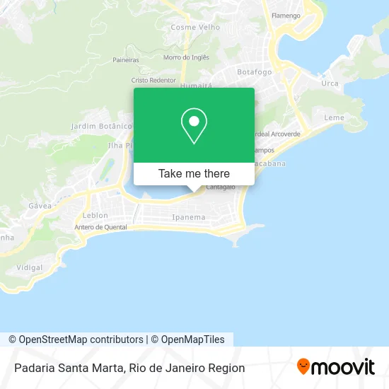 Padaria Santa Marta map