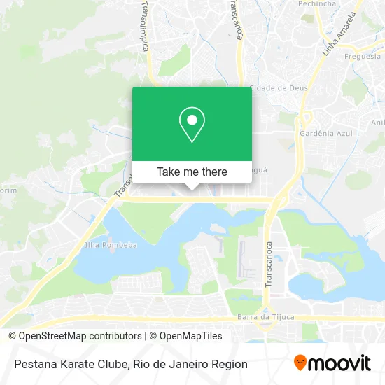 Pestana Karate Clube map