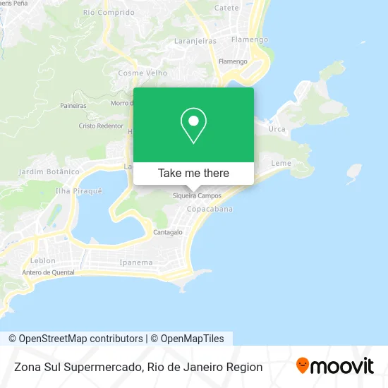 Zona Sul Supermercado map