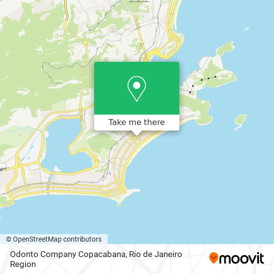 Odonto Company Copacabana map