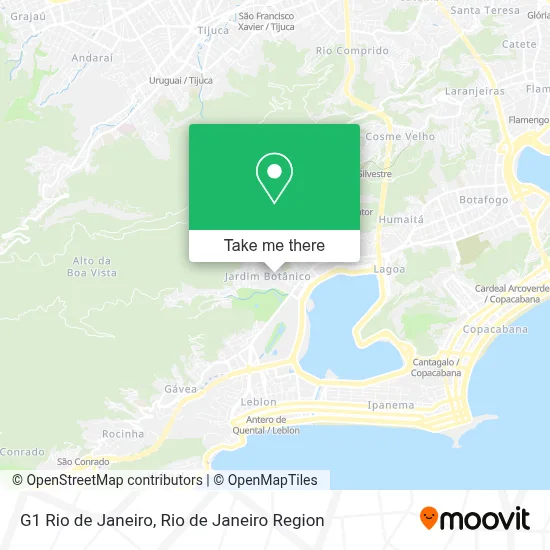 G1 Rio de Janeiro map