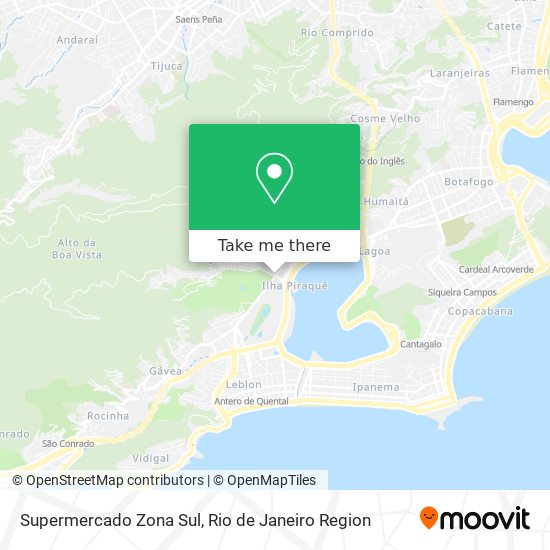 Supermercado Zona Sul map