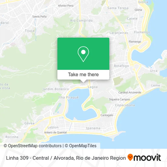 Linha 309 - Central / Alvorada map