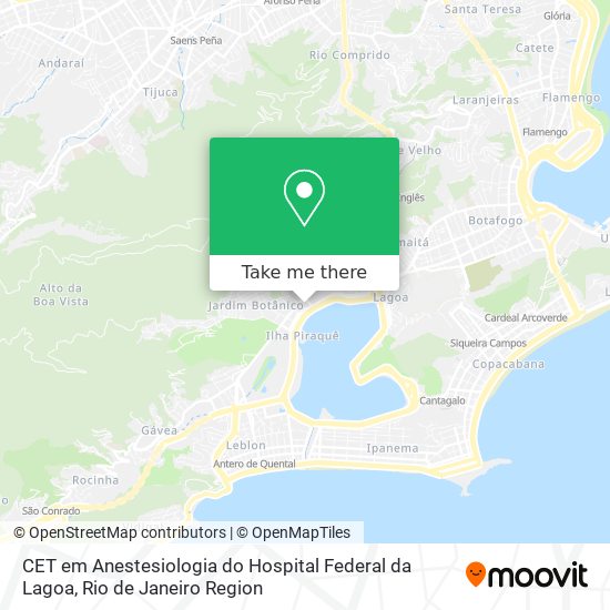 CET em Anestesiologia do Hospital Federal da Lagoa map