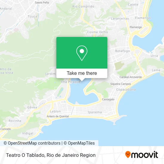 Teatro O Tablado map