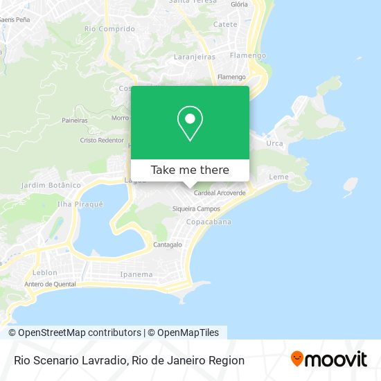 Rio Scenario Lavradio map