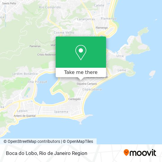 Boca do Lobo map