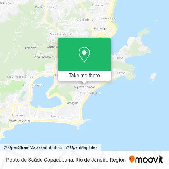 Posto de Saúde Copacabana map