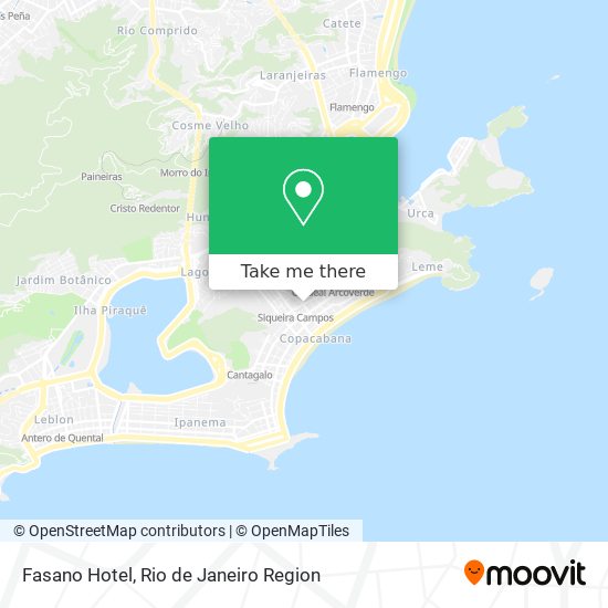 Fasano Hotel map