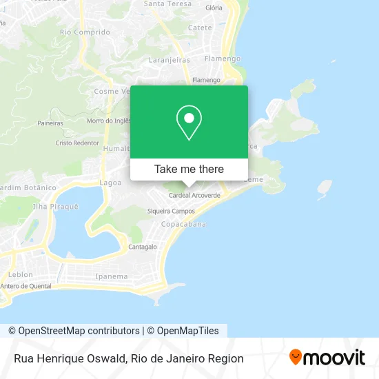 Rua Henrique Oswald map