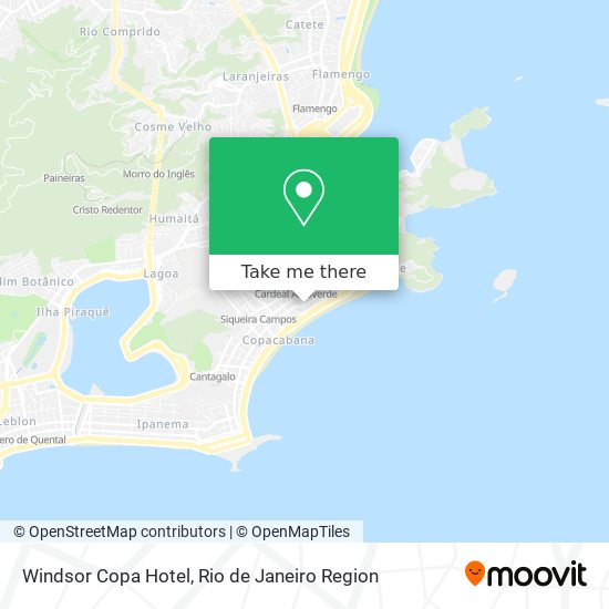 Windsor Copa Hotel map