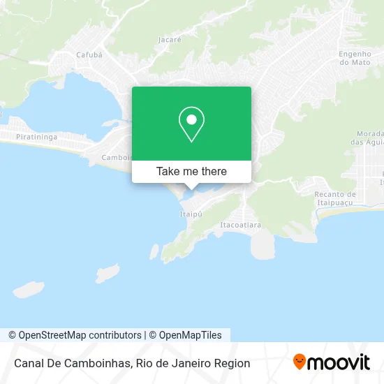 Canal De Camboinhas map