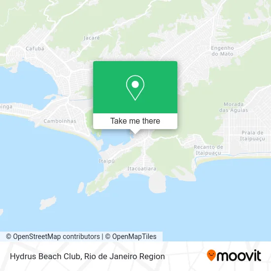 Hydrus Beach Club map