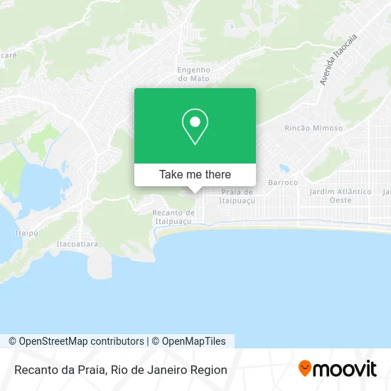 Recanto da Praia map