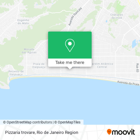 Pizzaria trovare map