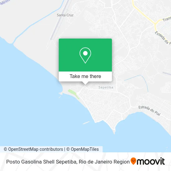 Posto Gasolina Shell Sepetiba map