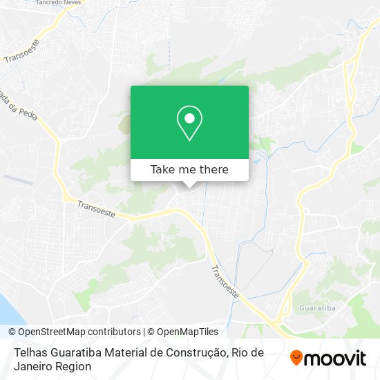 Telhas Guaratiba Material de Construção map