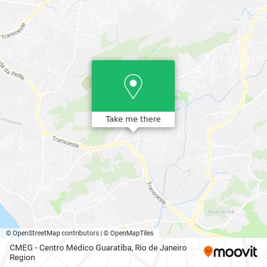 Mapa CMEG - Centro Médico Guaratiba