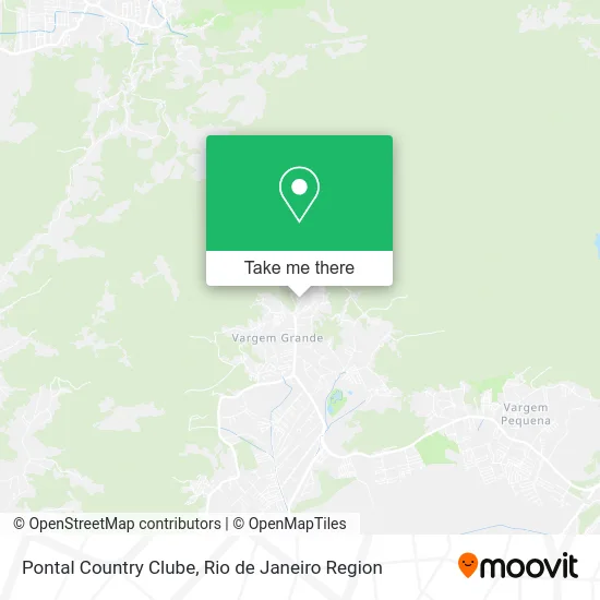 Pontal Country Clube map
