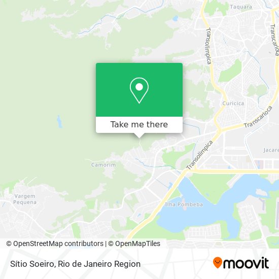 Sítio Soeiro map