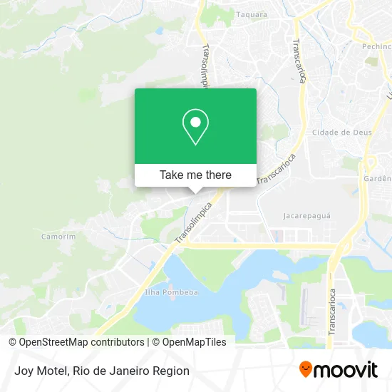 Joy Motel map