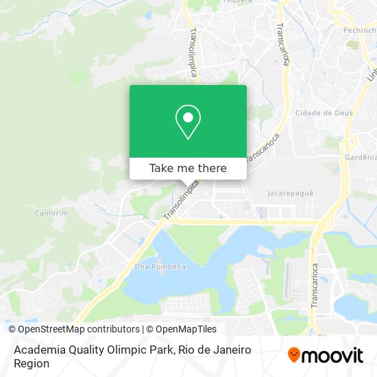 Academia Quality Olimpic Park map