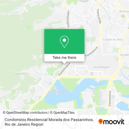 Condomínio Residencial Morada dos Passarinhos map